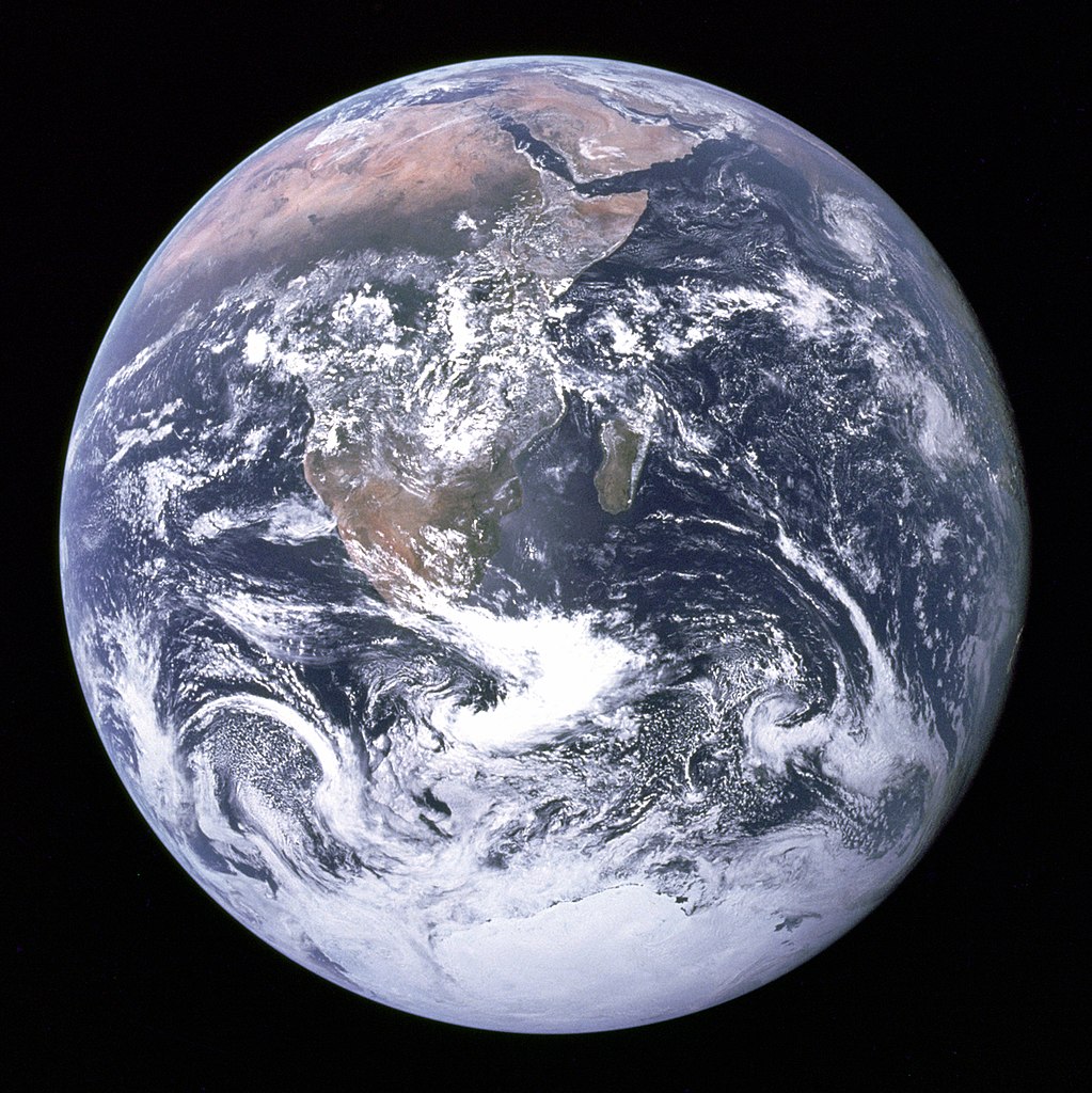 Blue marble from the 1970s
