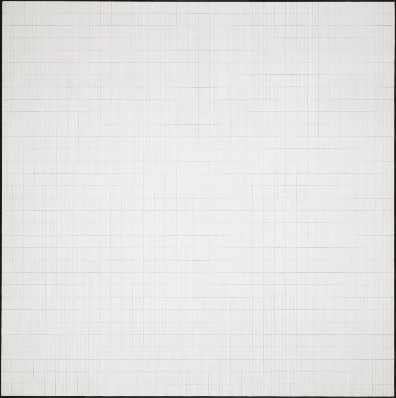Agnes Martin (1965): Morning.